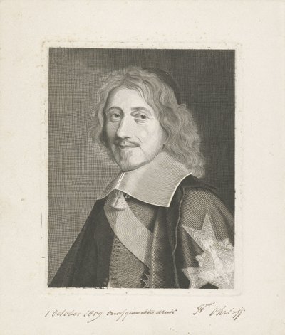 Porträt von Kanzler Michel Le Tellier von Frits Ohrloff (signed by artist)