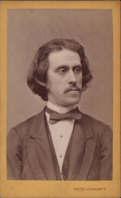 Porträt des Komponisten Josef Strauss von Fritz Luckhardt