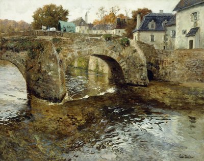 Die alte Steinbrücke von Frits Thaulow