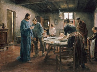 Gebet vor dem Essen von Fritz von Uhde