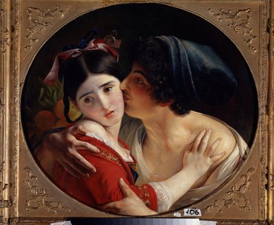 Der Kuss von Fyodor Antonovich Moller