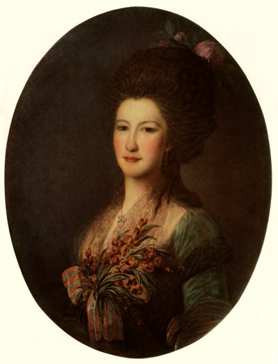 Porträt der Gräfin J. V. Santi, 1785, 1965 von Fyodor Rokotov