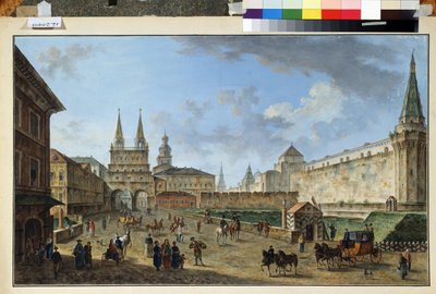 Ansicht des Auferstehungstors am Roten Platz von Fyodor Yakovlevich Alexeev