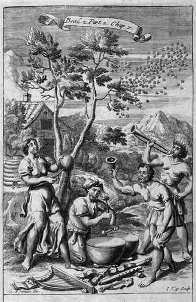 Musikalische Szene, Illustration aus Buch 2 Teil 2 Kapitel 7 von 