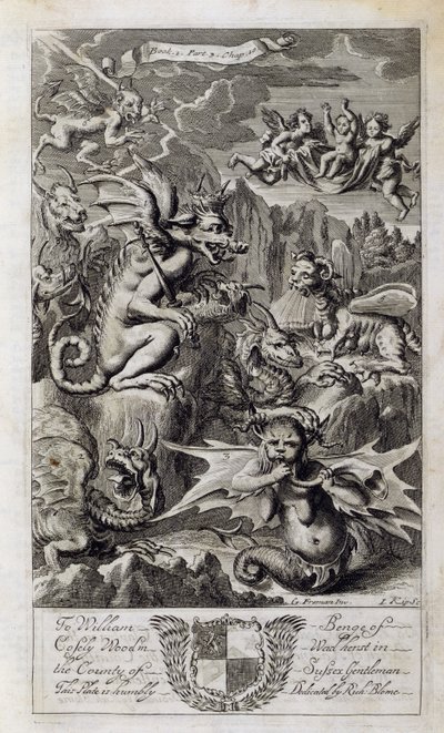 Szene der Hölle, Illustration aus Buch 1 Teil 3 Kapitel 10 von 