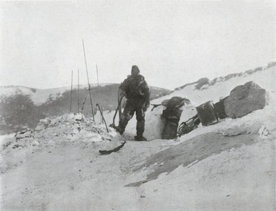 Browning an der Iglutür, 1912, 1913 von G. Murray Levick