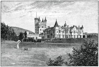 Schloss Balmoral von Nordwesten, Aberdeenshire, Schottland, 1900 von G. W. Wilson and Company