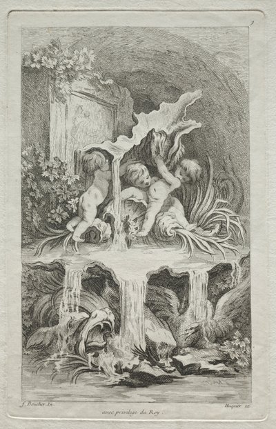 Buch der Brunnen: Nr. 7 von Gabriel Huquier