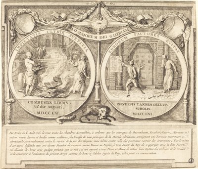 Vertreibung der Jesuiten (Expulsion des Jesuites) von Gabriel Jacques de Saint Aubin