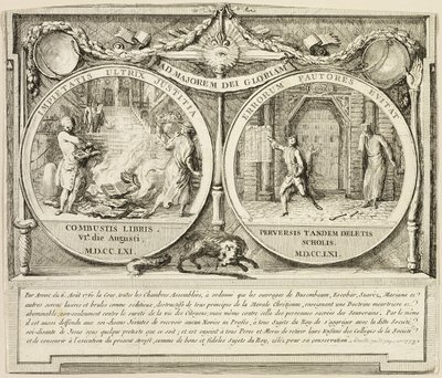 Vertreibung der Jesuiten von Gabriel Jacques de Saint Aubin