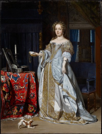 Porträt von Lucia Wijbrants von Gabriel Metsu