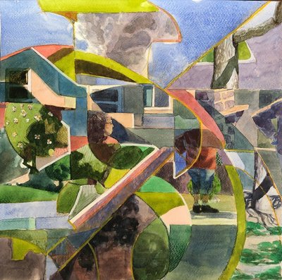 Abstrakte Nachbarschaft, 2021 von Gabriel Palma