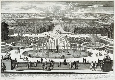 Das Latona-Becken in den Gärten des Schlosses von Versailles - von Perelle, Ende des 17. Jahrhunderts von Gabriel Perelle
