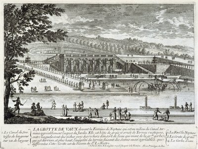 Ansicht der Höhle von Vaux Le Visomte (Vaux-Le-Vicomte) - von Perelle, Ende 17. Jahrhundert von Gabriel Perelle