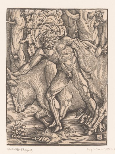 Herkules und die Rinder von Geryon von Gabriel Salmon