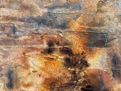 Industrieller Verfall Abstrakt von Gabriela Aleksandra Szuba