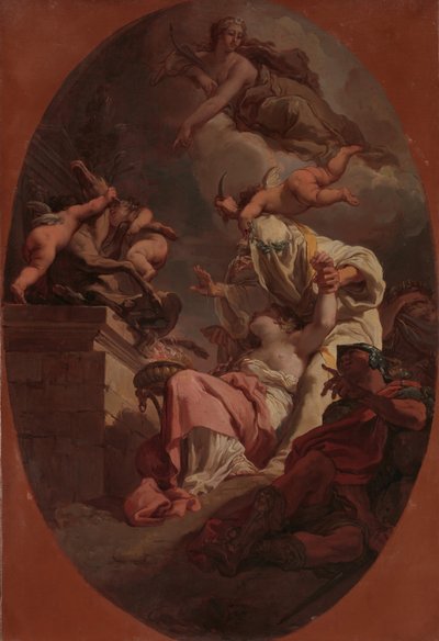 Das Opfer der Iphigenie, 1789 von Gaetano Gandolfi