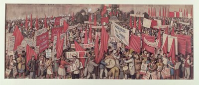 Maifeiertag auf dem Trafalgar Square, London von Gareth Lloyd Ball