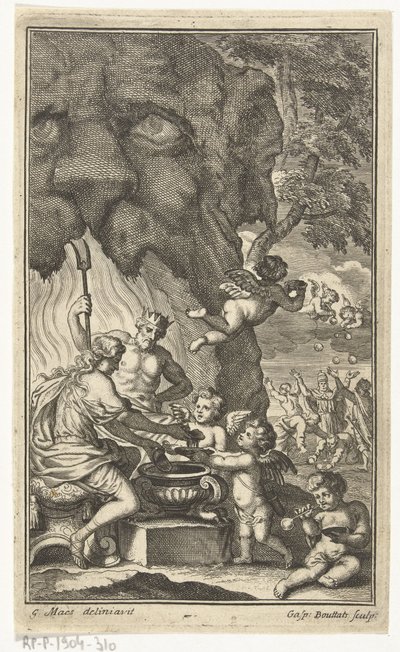 Allegorie auf die Vergänglichkeit des Lebens von Gaspar Bouttats