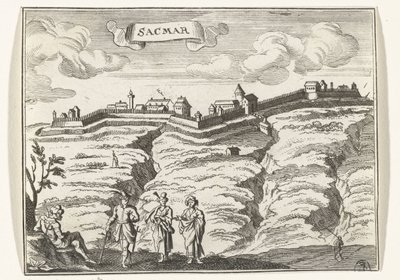 Ansicht von Satu Mare von Gaspar Bouttats