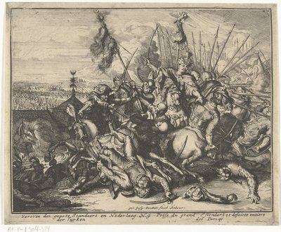 Niederlage der osmanischen Armee während der Belagerung von Wien von Gaspar Bouttats