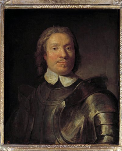Porträt von Oliver Cromwell (1599-1658), Lordprotektor von England von Gaspar de (after) Crayer