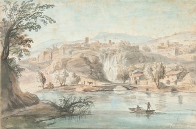 Landschaft bei Tivoli, 1701-10 von Gaspar van Wittel