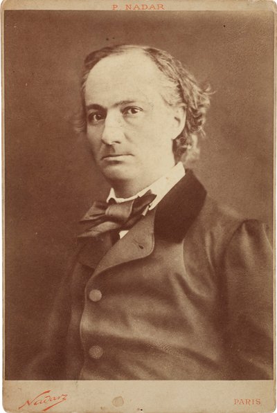 Porträt von Charles Baudelaire 1821-1867, ca. 1855 von Gaspard Félix Nadar