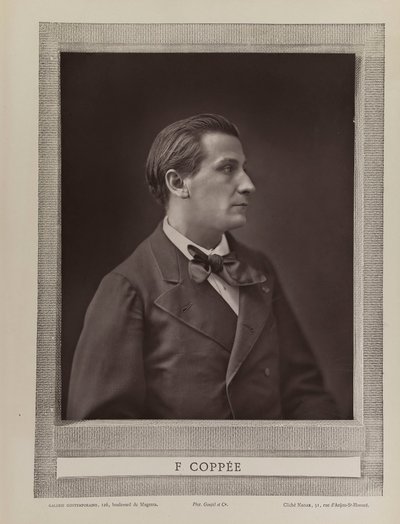 Porträt des Dichters François Coppée, c. 1875 von Gaspard Félix Nadar