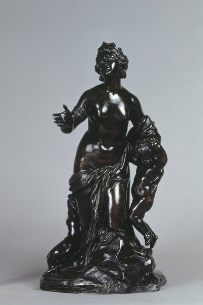 Latona und ihre Kinder, Apollo und Diana, ca. 1671 (Bronze mit lackierter Patina) von Gaspard Marsy