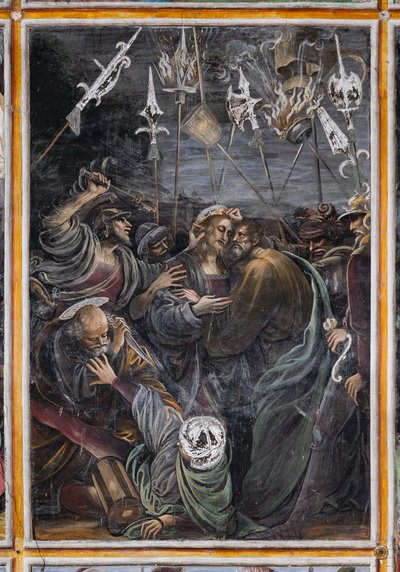 Der Kuss des Judas (Detail) von Gaudenzio Ferrari
