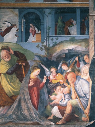 Geburt Christi von Gaudenzio Ferrari
