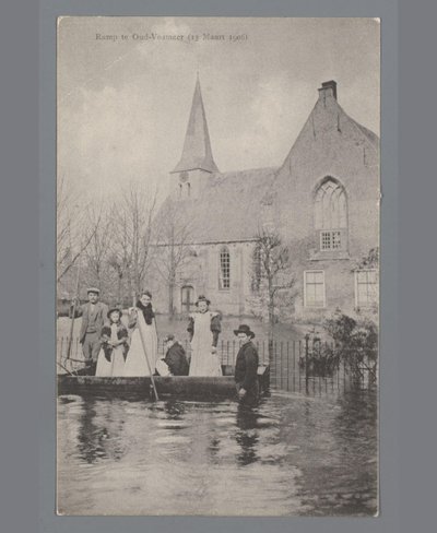 Katastrophe in Oud-Vossemeer am 13. März 1906 von Gebroeders van Straaten