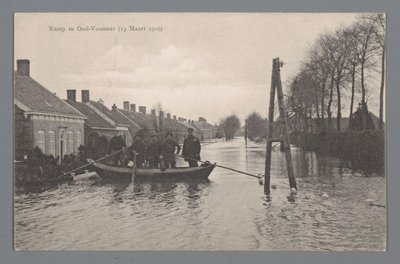 Katastrophe in Oud-Vossemeer am 13. März 1906 von Gebroeders van Straaten