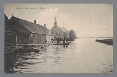 Katastrophe in Oud-Vossemeer am 13. März 1906 von Gebroeders van Straaten