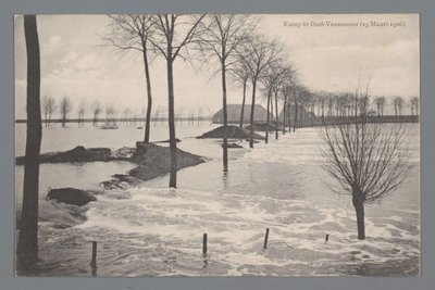Katastrophe in Oud-Vossemeer am 13. März 1906 von Gebroeders van Straaten