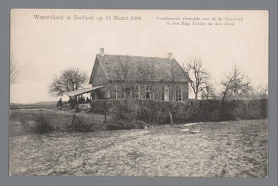 Überschwemmung in Zeeland am 12. März 1906 von Gebroeders van Straaten