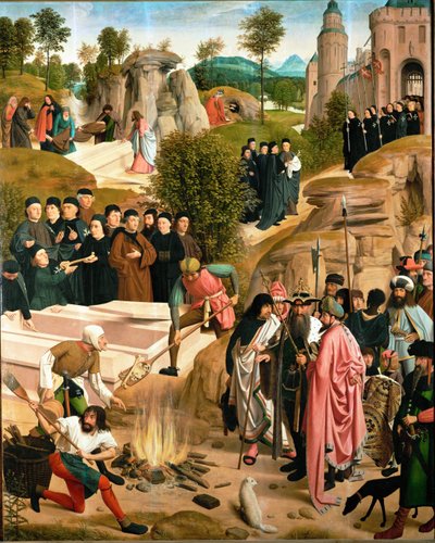 Das Schicksal der Gebeine von Johannes dem Täufer von Geertgen tot Sint Jans