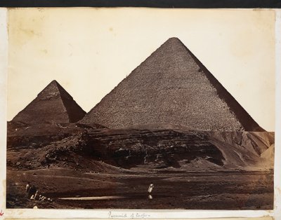Pyramide von Cheops, aus dem Fotoalbum von General Charles George Gordon von General Charles Gordon