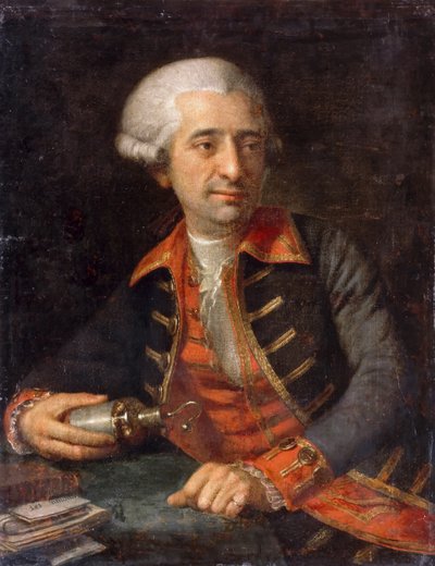 Porträt von Antoine-Laurent Lavoisier von Geneviève Brossard de Beaulieu