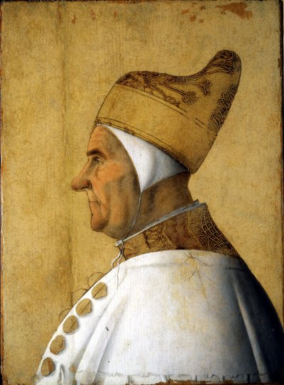 Porträt von Dogen Giovanni Mocenigo von Gentile Bellini