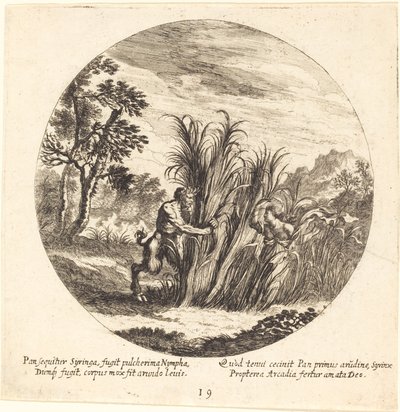 Pan und Syrinx von Georg Andreas Wolfgang the Elder