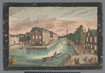 Ansicht des Magazijn de Geer in Delft von Georg Balthasar Probst (possibly)