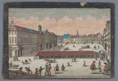 Ansicht des Salzplatzes in Wroclaw von der Südseite von Georg Balthasar Probst (possibly)