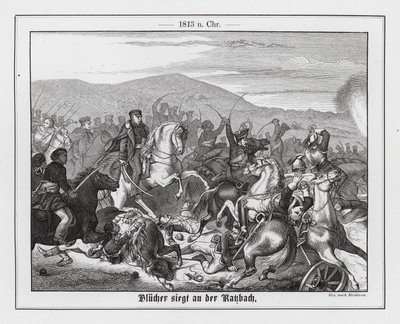 Sieg von Blücher und den Preußen über die Franzosen in der Schlacht an der Katzbach von Georg Bleibtreu