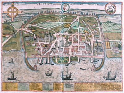 Visby, Gotland-Insel, Schweden - in 