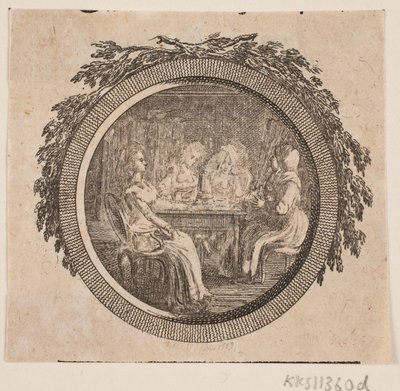 Titelvignette zu S. Richardson: "Miss Clarissa Harlowes Geschichte", dritter Teil von Georg Christian Schule