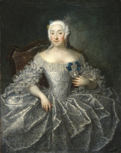 Porträt der Gräfin Varvara Alexeyevna Sheremetyeva 1711-1767 von Georg Christoph Grooth