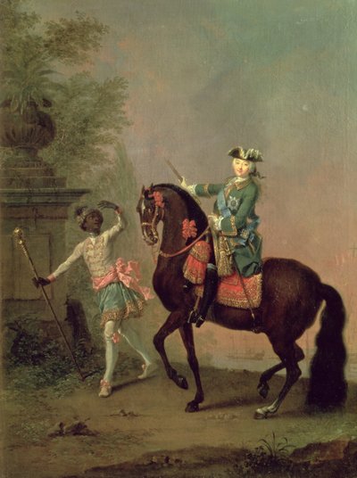 Porträt von Kaiserin Elisabeth Petrowna von Georg Christoph Grooth