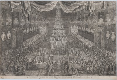 Krönung von Karl XI., Stockholm von Georg Christoph II Eimmart